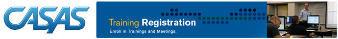 CASAS Training Registration